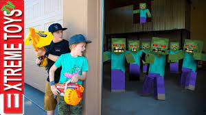 Maybe you would like to learn more about one of these? Minecraft Monster Mash Sneak Attack Squad Glitchy Nerf Battle Youtube