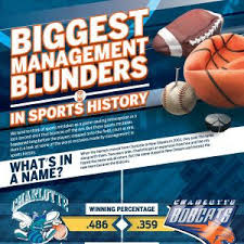 Biggest Sports Management Blunders In History Sport Management Blunder Management Degree