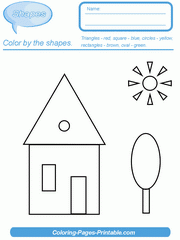 Your child will enjoy learning geometric shapes, learning visual discrimination, and, of course, coloring, with these great preschool worksheets about shapes. 33 Free Shapes Worksheets For Preschool Kindergarten