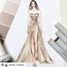 Style Design Class Repost Jianlin Huang With Get Repost Fashion Illustration Dresses Fashion Illustration Sketches Dresses Dress Design Drawing