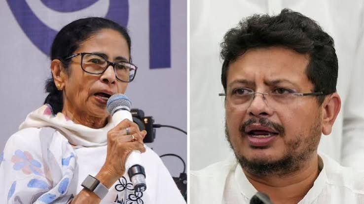 TMC बनाम TMC: सिंबल और पार्टी के नाम पर ममता ने रात को दिया जवाब, अब बागी गुट ने भी भेजी लिस्ट - west bengal election commission freezes tmc name symbol mamata