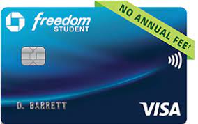 It doesn't offer free atm withdrawals, but when you pay the atm fee, you can get out up to. Freedom Student Credit Card Chase Com