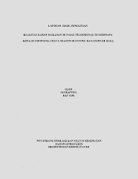 Dengan membuat makalah, siswa atau mahasiswa akan berlatih menganalisis dan memecahkan masalah terhadap suatu masalah. Contoh Laporan Wawancara Pedagang Bakso Seputar Laporan