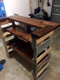 Build A Pallet Bar Step By Step Instructions Easy Pallet Ideas Pallet Furniture Plans Pallet Furniture Plans Step By Step Pallet Bar Diy