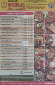 .mall, dekat tempat ibadah, dekat bank, dekat spbu, dekat toll shm harga: Selalu Diperbarui Menu Warung Bu Kris Medan Satria Bekasi