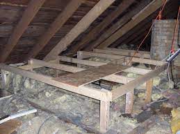 Attic Storage Platform For Blown In Insulation Blown In Insulation Attic Storage Attic