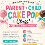 Parent and Child Cake Pop Class
