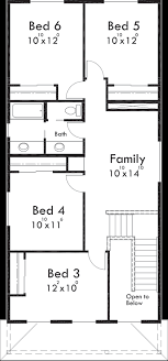 Upper Floor Plan For D 591 Multigenerational House Plans 8 Bedroom House Plans House Pla Bedroom House Plans Four Bedroom House Plans One Bedroom House Plans