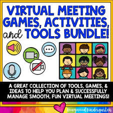 Meeting online has put a damper on spontaneous conversations with and among your students. Virtual Meeting Games Activities Tools Bundle Perfect For Zoom Google Meet