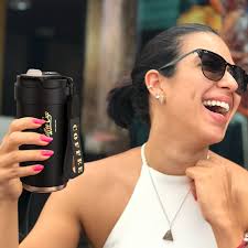 Fournitures Scolaires pour Enfants Tasse à Café Vintage en Acier Inoxydable  de Qualité Alimentaire 316 Doublée de Céramique Tasse Isolée Tasse de Sport  Fournitures Scolaires Collège