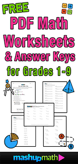 Free Math Worksheets Mashup Math In 2020 Free Math Worksheets 4th Grade Math Worksheets Grade 6 Math Worksheets