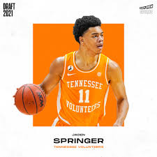 What to expect from the sixers' selection at no. 2021 Nba Draft Profile Tennessee Guard Jaden Springer Def Pen