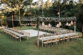 Meaghan And Luke S Romantic Bohemian Wedding At Villa The Sanctuary In Canggu The Bali Bride Small Backyard Wedding Backyard Wedding Ceremony Outdoor Wedding