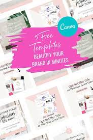 5 Free Canva Templates For Social Media Free Social Media Templates Instagram Template Free Social Media Template