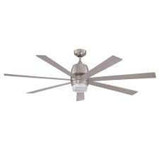 Nebulon 60 In Satin Nickel Ceiling Fan There S Actually One Larger My Husband Loves It Ceiling Fan 60 Inch Ceiling Fans Bronze Ceiling Fan
