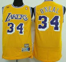 Black And Yellow Lakers Jersey Big And Tall Men S Los Angeles Lakers Jersey 34 Shaquille O Neal Yellow Hardwood Classics Soul Swingman Throwback Jerseys Shaquille O Neal Lakers Jersey