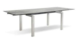 Find here stainless steel dining table, ss dining table, suppliers, manufacturers, wholesalers, traders with stainless steel dining table prices for buying. Cantro Clear Extension Dining Table Brushed Ss Base
