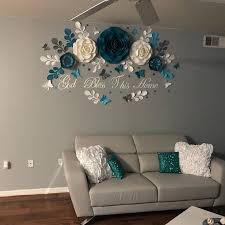 Paper Flower Wall Decor Home Decor Paper Flowers Backdrop Paper Flower Wall Decor Paper Flower Decor Paper Flower Wall