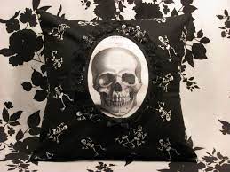 Pin By Aly Katastrophe On The Aly Dream House Dark Home Decor Skull Skull Pillow