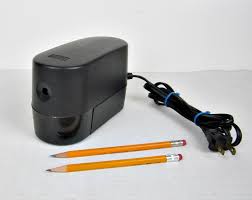 Boston Hunt Electric Pencil Sharpener Model 24 Black Home Office Made In Usa Electric Pencil Sharpener Pencil Sharpener Sharpener