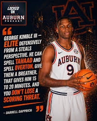 What're your expectations for George Kimble III at Auburn?