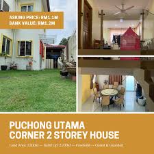 Maklumat kekosongan ini adalah seperti yang diiklankan. Puchong Utama Corner 2 Storey House For Sale Rm1 100 000 By Wing F Lee Edgeprop My