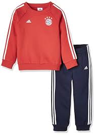 Bayern münchen giacca tuta casual quantità. Adidas Fcb 3s Bby J Fc Bayern Monaco Tuta Unisex Bambini