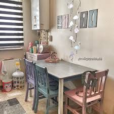 Mutfagimla An Itibariyle Ask Yasiyor Olabilirim Adim Adim Degisim Tamamlandi Stor Perdelerimi Liladan Rich Multisurface Antik Mobilya Yenileme Mobilya Fikirler