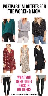 Postpartum Office Outfits For The Working Mom Post Partum Outfits Fashion Office Outfits