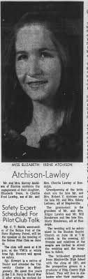 Elizabeth Atchison engaged to Charlie Lawley June 13 1971