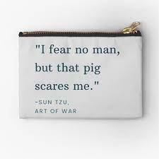 Sun Tzu Art Of War Quote Zipper Pouch By Cloud Five In 2021 War Quotes Sun Tzu Art Of War Quotes