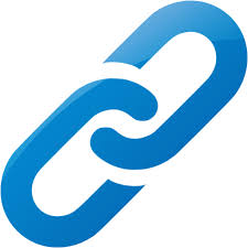 Web 2 blue link icon - Free web 2 blue link icons - Web 2 blue icon set
