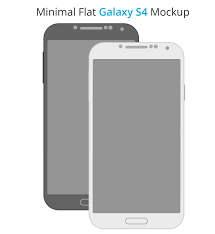 Minimal Flat Galaxy S4 Mockup By Rahuldass On Deviantart Galaxy Galaxy S4 Samsung Galaxy S4