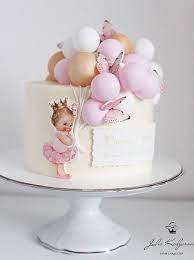 The Most Gorgeous Baby Shower Cakes For Girls Baby Shower Cakes Girl Baby Birthday Cakes Baby Girl Birthday Cake