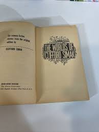 The Worlds of Clifford Simak Vintage Sci Fi Fantasy Paperback Book 1960