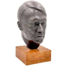 Sold at Auction: Adolf Hitler Bronze Bust 1.5x Life-size by Erich Hoffmann