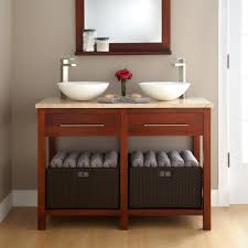 48 Open Shelf Bathroom Vanity Small Bathroom Vanities Bathroom Vanity Designs Double Sink Bathroom Vanity