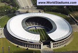 The hertha bsc fans are extremely friendly and are very open for discussion or help. Germany Berlin Berliner Olympiastadion Stadion Fussballstadien Olympia