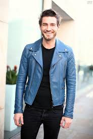 Lookbook Fashion Men Blue Leather For A Different Look Leatherjacketsformenblue Jackets Men Fashion Blue Leather Jacket Menswear