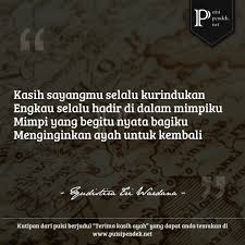 Puisi Ayah Singkat 4 Bait