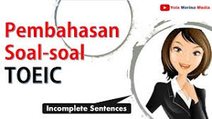 Latihan soal ujian toeic dan toefl online test toeic dan toefel secara online mengerjakan ujian sertifikasi toeic dan toefel secara sederhana yang berguna untuk tes sejauh mana kemampuan bahasa inggris yang anda miliki. Toeic Pembahasan Soal Toeic Part 4 Youtube