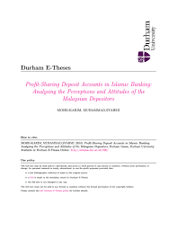 Check spelling or type a new query. Pdf Profit Sharing Deposit Accounts In Islamic Banking Analysing The Perceptions And Attitudes Of The Malaysian Depositors Muhammad Syahmi Mohd Karim Academia Edu