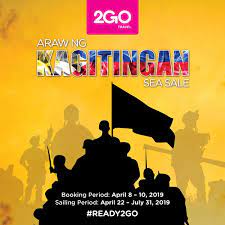 203 renamed the holiday araw ng kagitingan, in commemoration of the fall of bataan and corregidor. Manila Shopper 2go Travel Araw Ng Kagitingan Sea Sale Apr 2019