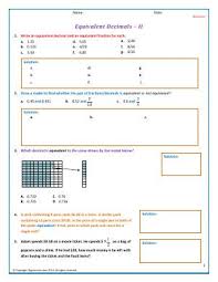 Each worksheet has 20 problems determining where to place the decimal in a multiplication problem. Fifth Grade Free Math Worksheets Biglearners