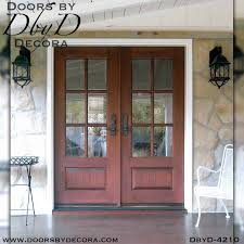 Saginaw surplus has a huge selection of discount alder doors for both your front entry and the inside of your home. Craftsman 6 Lite 1 Panel Tdl Knotty Alder Wood Entry Double Doors Dbyd 4210