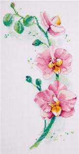 Discover thousands of more patterns to print online instantly at crosstitch.com. Panna Orchid Cross Stitch Kit 123stitch