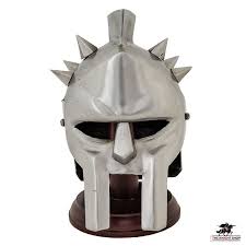 Some gladiators, specifically myrmillones, also wore bronze galeae with face masks and decorations, often a fish on its crest. Miniature Roman Gladiator Helmet Buy Roman Helmets From Our Uk Shop