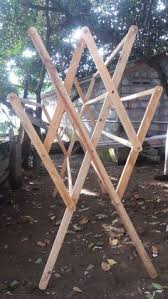 Cara membuat jemuran baju lipat dari bambu ini cara membuat ruangan sejuk dan dingin tanpa ac. 7 Ide Jemuran Lipat Kayu Pinus Rak Kayu