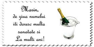 Marin De Ziua Numelui Iti Doresc Multa Sanatate Si La Multi Ani Ice Bucket Aura Birthday