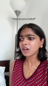 Indian Girl Putting Bread in Armpit